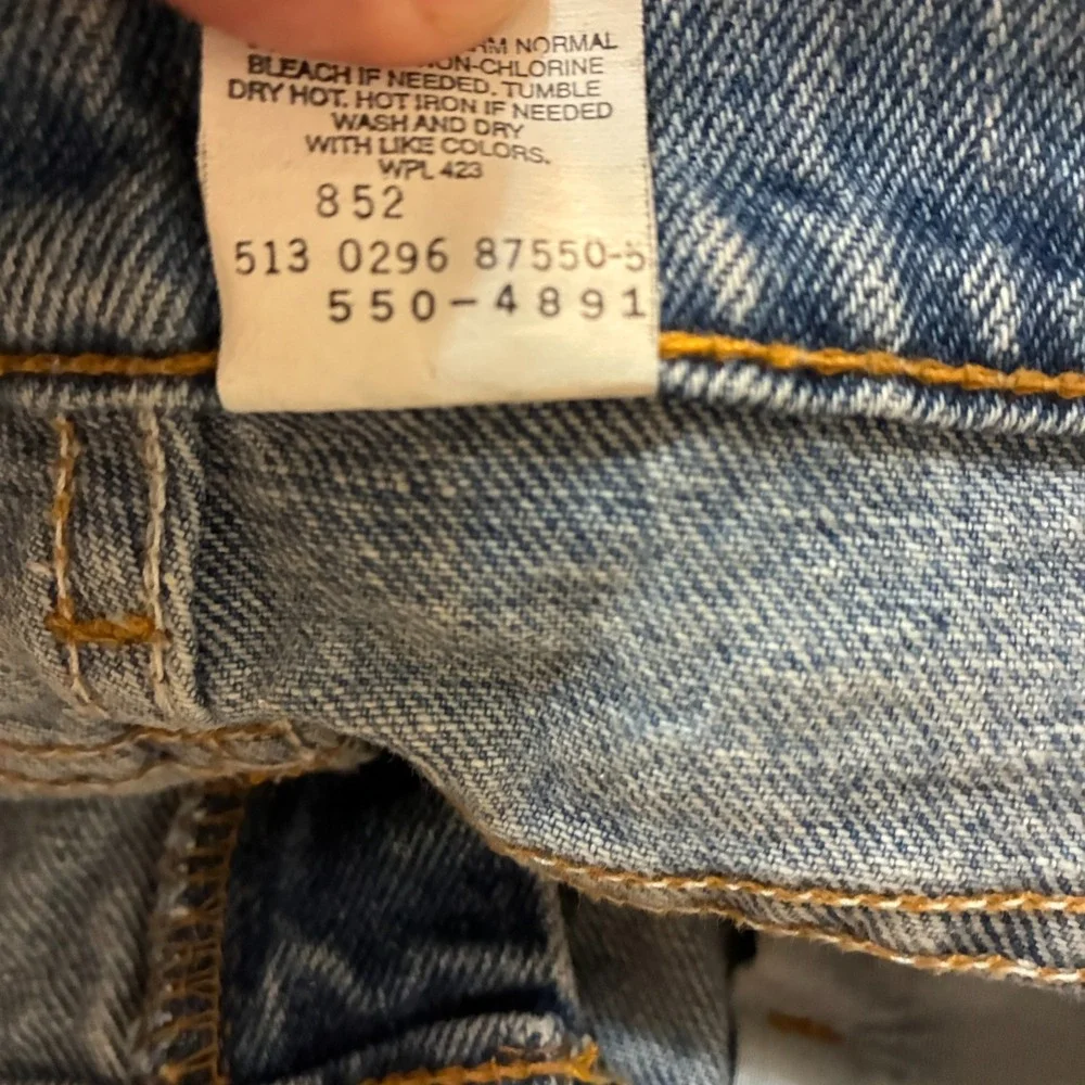 Vtg 90s Levis‎ 550 USA Made Jeans Mens 33x30 (Fits 32x30) Relaxed Fit Work Pants